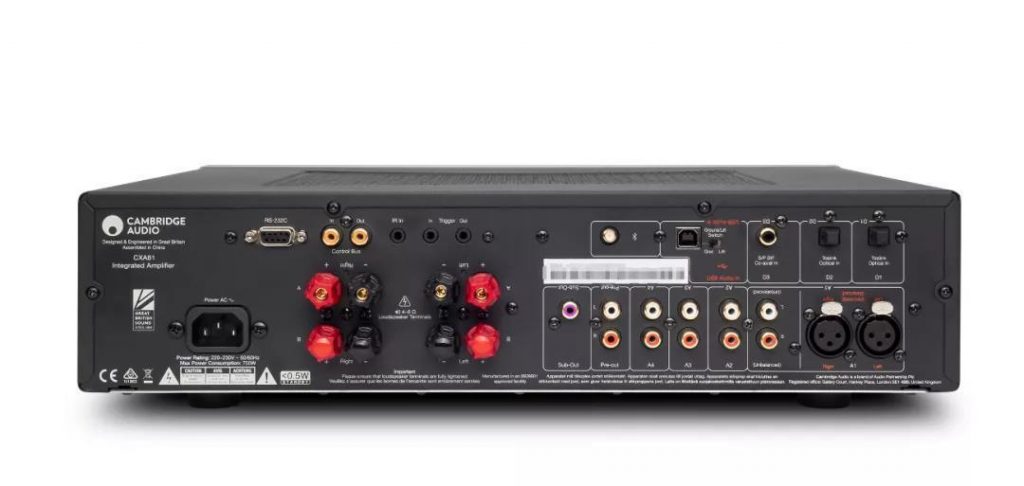 cambridge audio cxa81 back